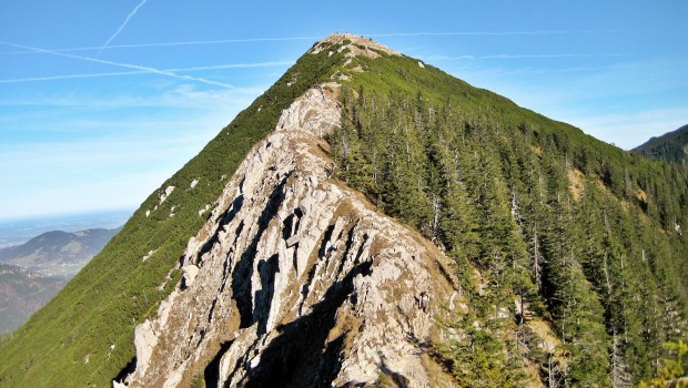 Die Brecherspitze kurz nach der Ankelalm