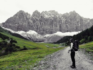 Auf dem Weg zum Steinfalk