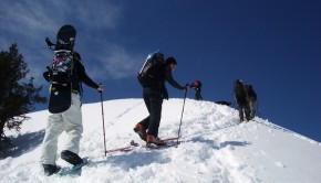 Ochsenälpeleskopf Skitour - Aufstieg