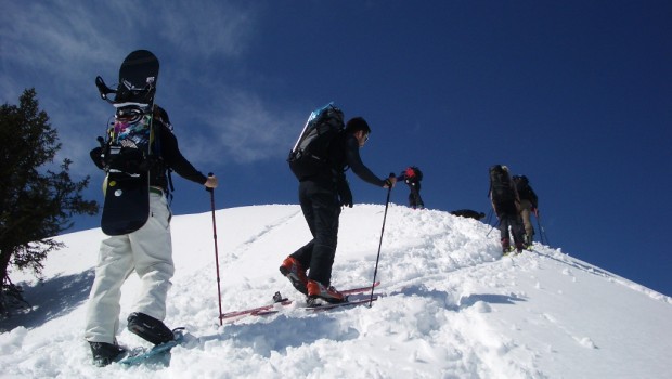 Ochsenälpeleskopf Skitour - Aufstieg