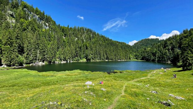 Der Taubensee nahe der Tabenseehütte