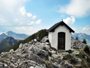 Am Gipfel des Brünnstein