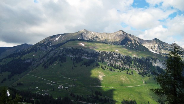 Ackernalm und Sonnwendjoch vom Veitsberg gesehen