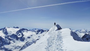 Auf dem Grat zur Ruderhofspitze