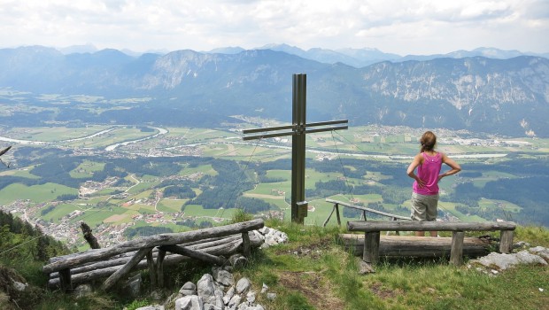 Das Inntal vom Pölven / Mittagskogel