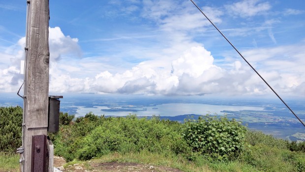 Chiemsee-Blick von der Hochplatte