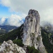 Während der Kampenwand-Überschreitung