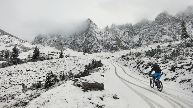 Erster Schnee kurz vor der Falkenhütte