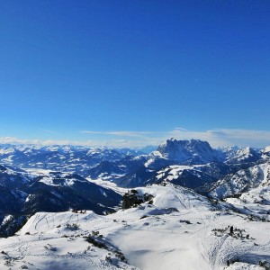 Kaiserblick vom Gipfel der Steinplatte