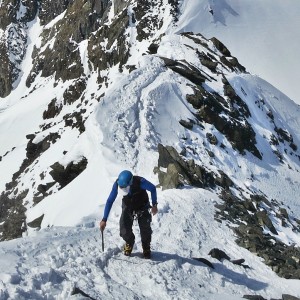 Mit dem Black Diamond Raven auf die Ruderhofspitze