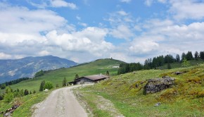 Sicht auf den Prostkogel während Abstieg