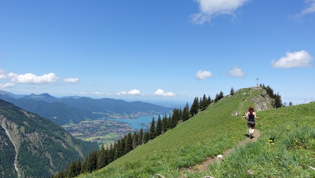 Die Bodenschneid, dahinter Tegernsee