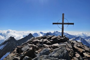 Blick zum Zuckerhütl