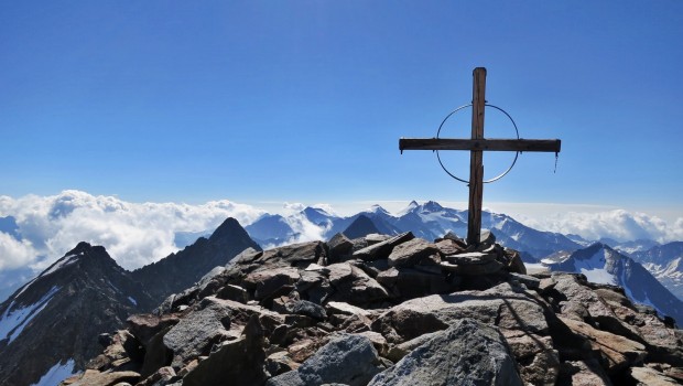 Blick zum Zuckerhütl