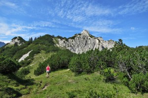 Kurz vor der Rappenklammspitze