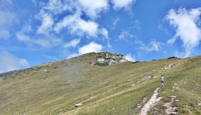 Kurz vor dem Gipfel am Monte Stivo