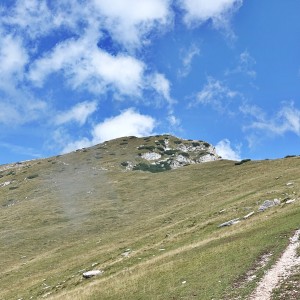 Kurz vor dem Gipfel am Monte Stivo