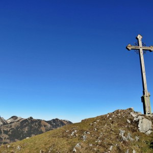 Blick vom Seebergkopf zum Wendelstein