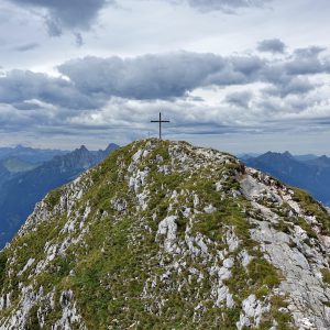 Am Gipfel des Säuling