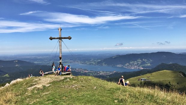 Hirschberg-Gipfel, Tegernsee und Hirschberg-Haus