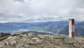 Gipfel des Mt. Roen, dahinter Bozen