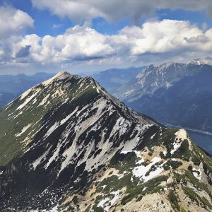 Blick zurück von der Seeberg- auf die Seekarspitze