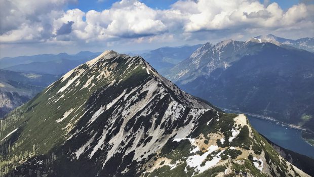 Blick zurück von der Seeberg- auf die Seekarspitze