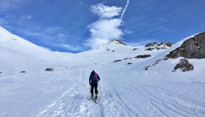 Auf dem Weg zur Rofanspitze