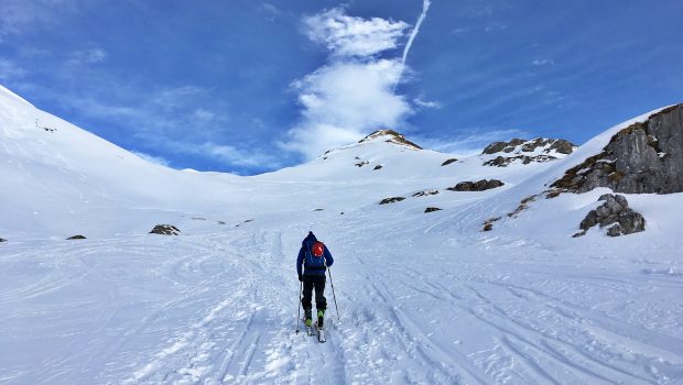 Auf dem Weg zur Rofanspitze