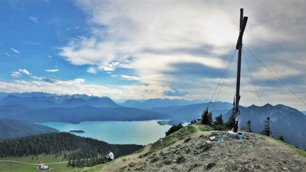 Super Blick auf den Walchensee vom Jochberg