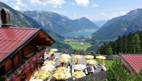 Blick von der Feilalm auf den Achensee