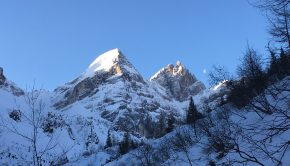 Gschnitzer Tribulaun in der Morgensonne