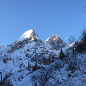 Gschnitzer Tribulaun in der Morgensonne