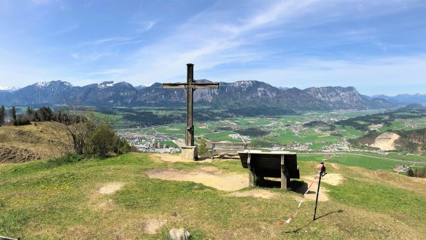 Am Mösalmkogel vor dem Inntal, rechts der Pendling