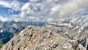 Gipfel Hochwanner mit Zugspitzplatt