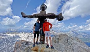 Am Gipfel der Schönfeldspitze