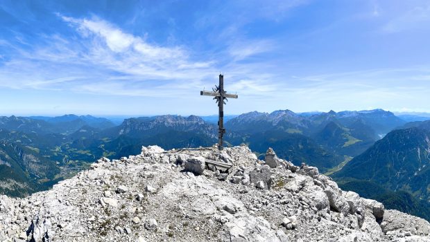 Am Gipfel des Großen Ochsenhorn - rechts dahinter Watzmann