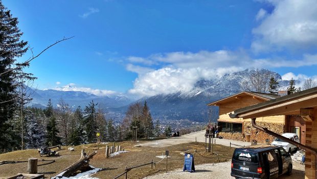 Die Tannenhütte über Garmisch