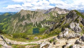 Super Aussicht vom Rubihorn auf Gaisalpsee etc.
