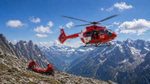 Hubschraubereinsatz Bergunfall
