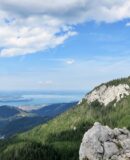 Schöner Chiemsee- und Kampenwandblick am Gipfel