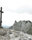 Der Riesenberg, dahinter der Chiemsee