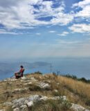 Am Cima Comer mit Gardasee-Blick