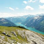 Blick vom Unnutz Gipfel auf Achensee