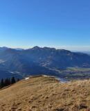 Der Schönberg, dahinter Brauneck & Benediktenwand