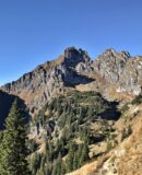 Die Große Klammspitze kurz nach Brunnenkopfhütte