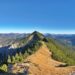 Die Halserspitze beim Aufstieg am Grat