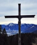 Ausischt auf Tegernsee vom Holzer Alm Kreuz