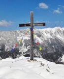 Am Gamskogel nach leichtem Frühlingsschnee